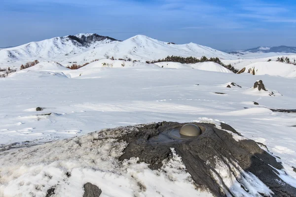 布泽乌集团军，罗马尼亚的泥火山 — 图库照片