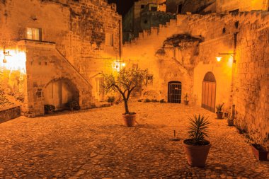 matera Sassi, gece.