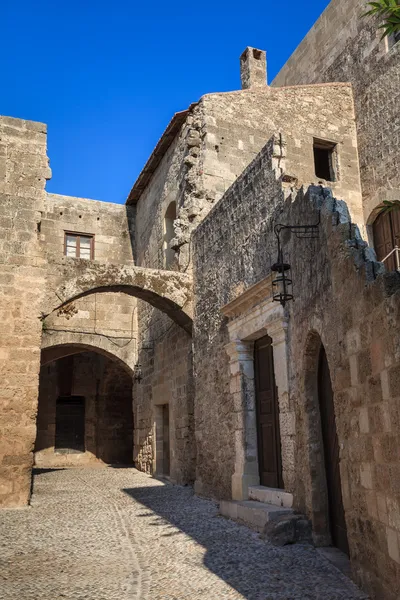 Street in medieval town — Stock Photo, Image