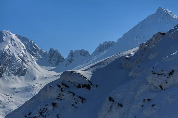 Las montañas Fagaras en invierno —  Fotos de Stock