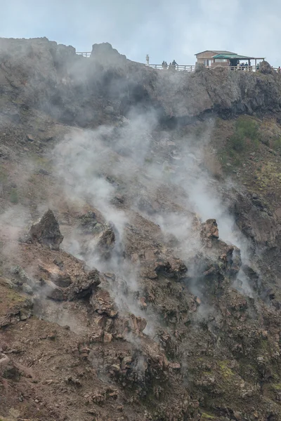 ヴェスヴィオ火山のクレーター — ストック写真