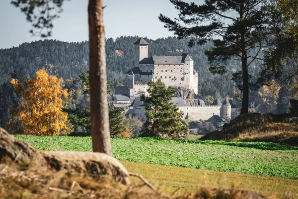 Medieval Castle Rappottenstein Warm Light Autumn — Stock Photo, Image