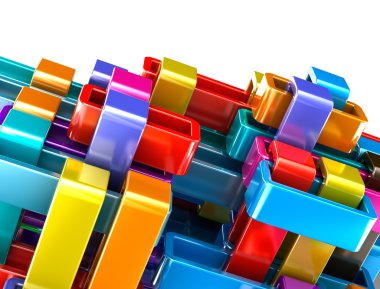 renkli soyut blok arka plan