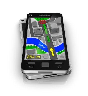 cep telefonu gps navigator gibi. kendi tasarım