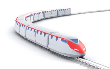 yüksek hızlı tren. kendi tasarım