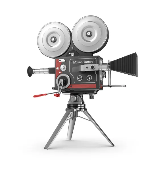 Old style movie camera — Stock Photo, Image