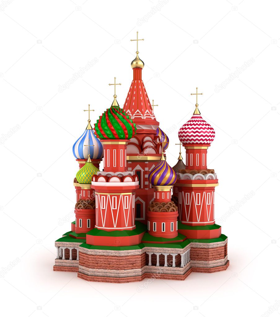 Cathedral on the Red Square in Moscow, Russia