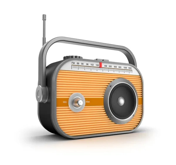 レトロなラジオの概念. — ストック写真