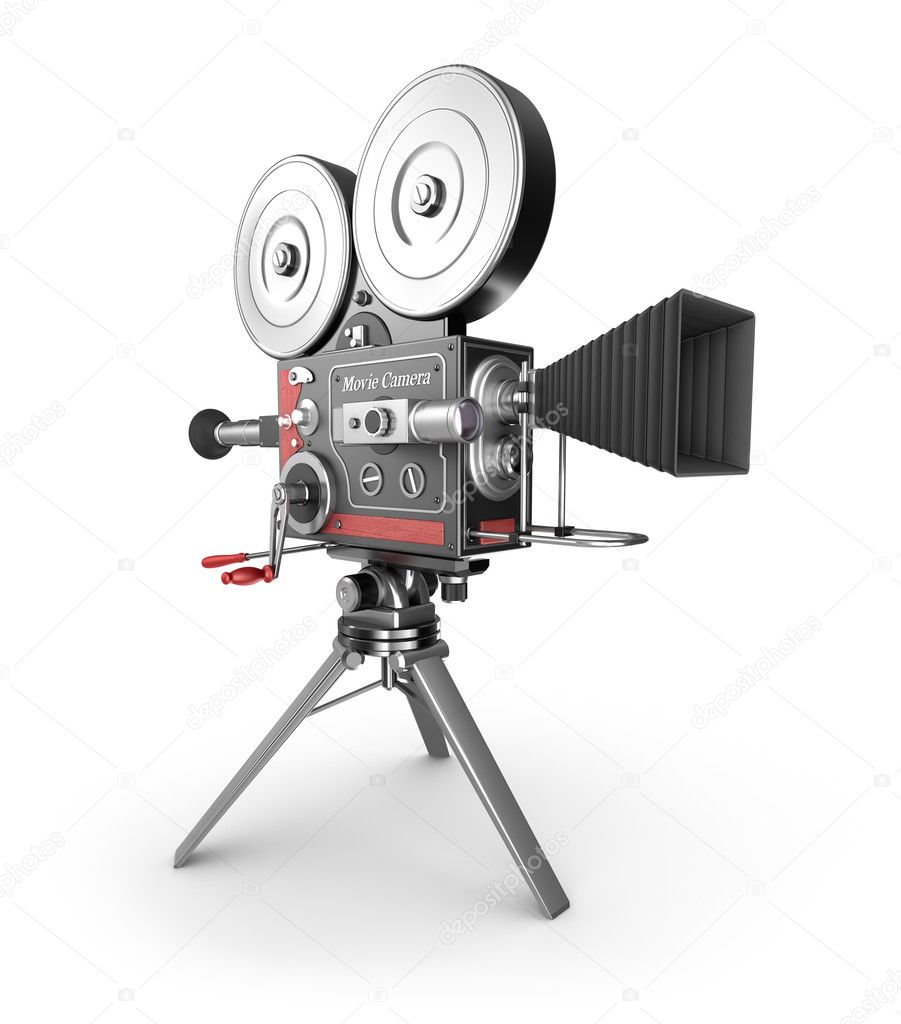 Vintage movie camera