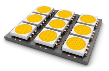 LED panel, yakın çekim