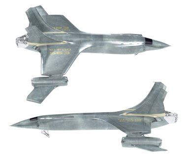 gelecekteki uzay gemisi. 3D görüntü. kendi tasarım