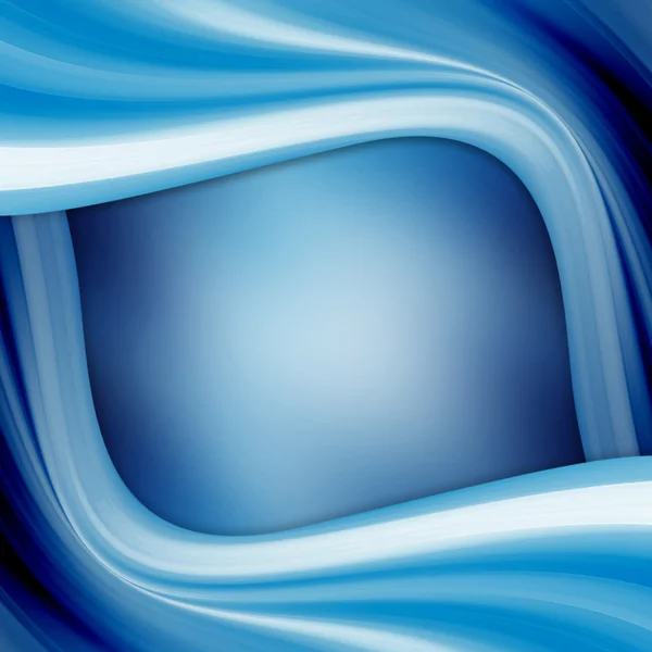 Abstract background frame blue color futuristic wavy — Stock Photo, Image