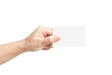 El Satılık kağıt etiket veya etiket üzerinde beyaz adam tutan kadın