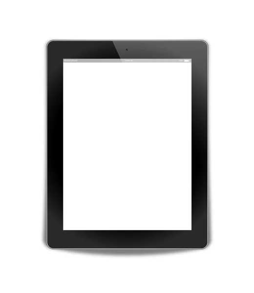 Tablet pc, geïsoleerd op witte achtergrond — Stockfoto