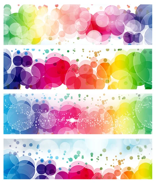 Анотація на барвистому фоні цифровий ефект боке — стокове фото