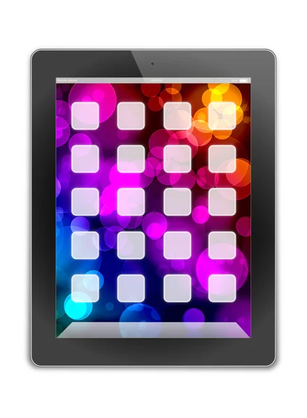 Tablet pc, isolated on background white — Stock Photo, Image
