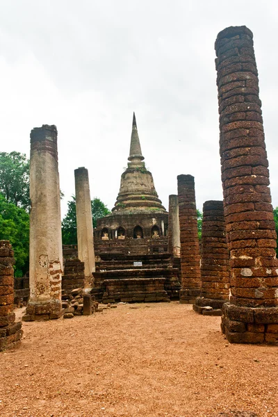 Wat chang lom temple in Sukhothai Historical Park , Thailand — Stock Photo, Image