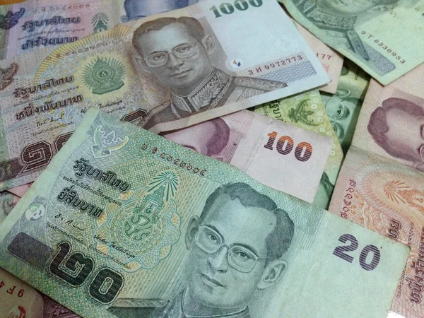 Pénz bankjegy bank Thaiföldön — Stock Fotó