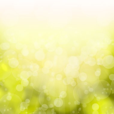 Sarı bokeh arka ışık plan