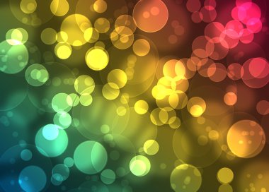 Renkli bir arkaplan dijital bokeh efekti üzerinde soyut