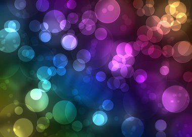 Renkli bir arkaplan dijital bokeh efekti üzerinde soyut