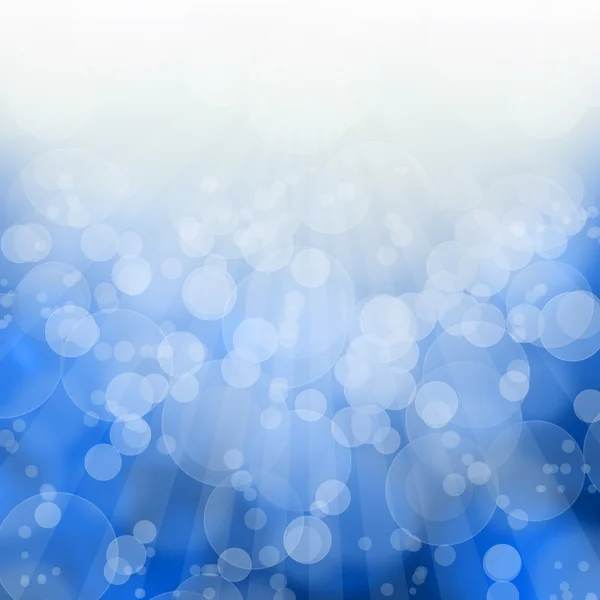 Fondo de luz abstracta bokeh azul —  Fotos de Stock