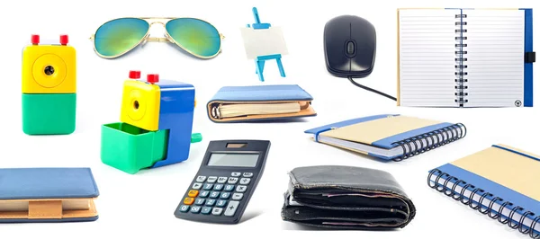 A set of stationary devices in the office — Stock Photo, Image