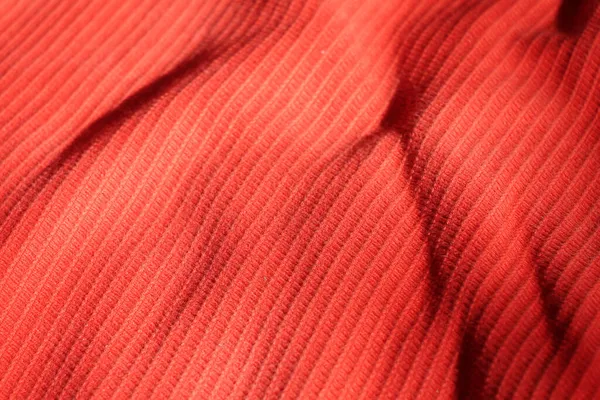 Sfondo Materiale Rosso Vivido Sfondo Panno Rosso — Foto Stock