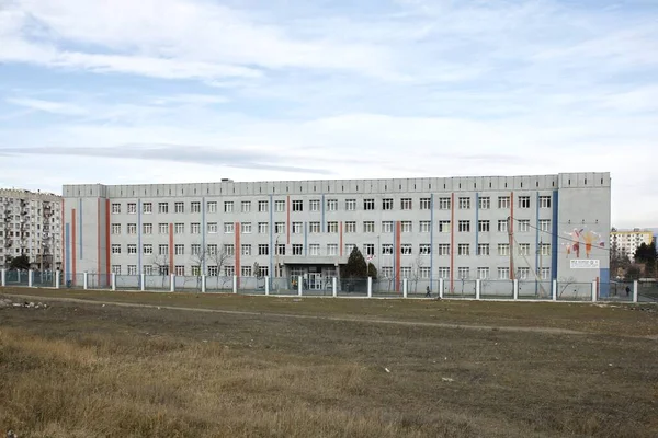 Georgia Rustavi January 2022 Public School Building Rustavi Georgia — Stock Photo, Image