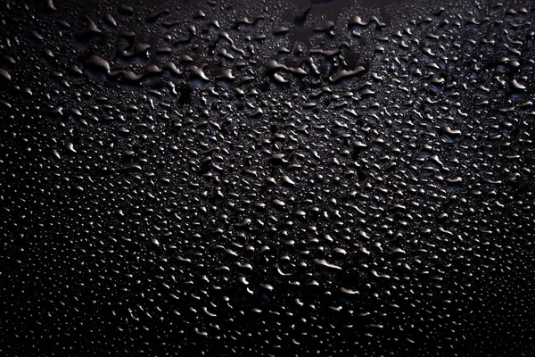 Black Abstract Background Water Drops Wet Black Texture — ストック写真