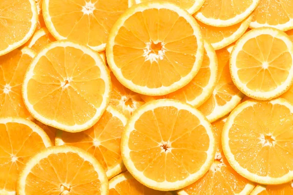 新鮮なオレンジのスライスの背景 オレンジのイメージを閉じます ストックフォト