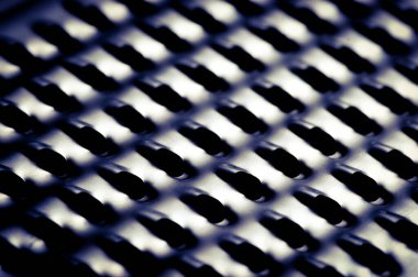 Metal nokta yüzeyi yakın görünüm. Soyut metal arkaplan.