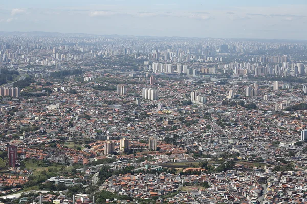 Největší město v Brazílii pohled z vrcholu — Stock fotografie