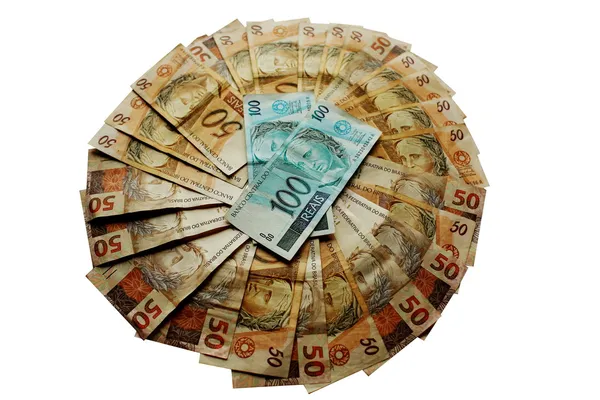 Dinheiro do brasil — Fotografia de Stock