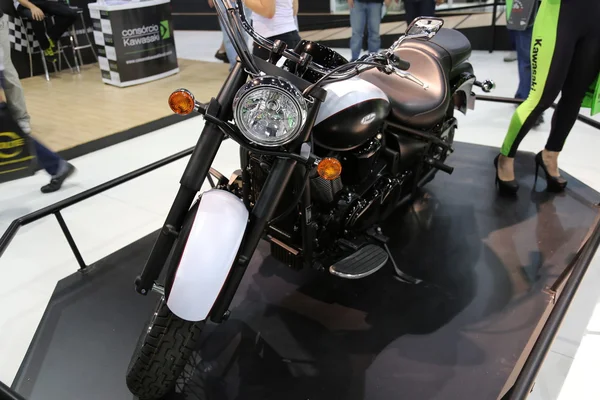 Motorfiets kawasaki vulcan classic — Stockfoto