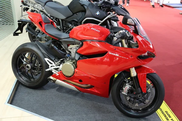 Motocicleta Ducati 1199 Panigale Vermelho — Fotografia de Stock