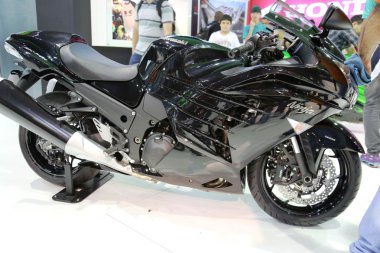 Kawasaki ninja siyah modeli zx-14r motosiklet