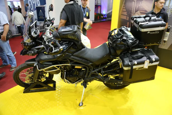 Motocykl triumph touratex tiger — Zdjęcie stockowe