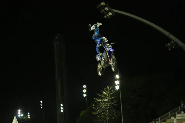 Motocross night — Stock Photo, Image