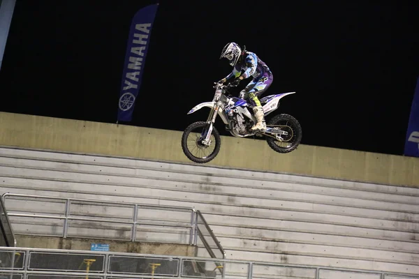 Noche de Motocross — Foto de Stock