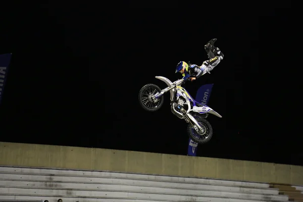 Motocross gece — Stok fotoğraf