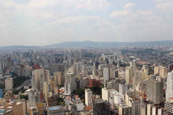 Centru sao paulo, z terasy Itálie — Stock fotografie