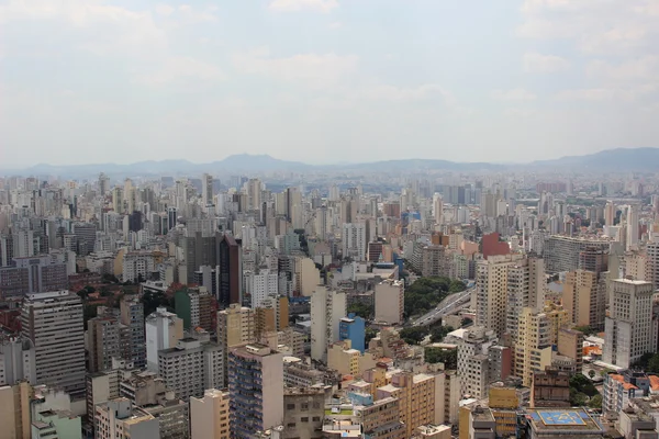 Centru sao paulo, z terasy Itálie — Stock fotografie