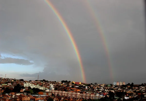 Rainbow in the city