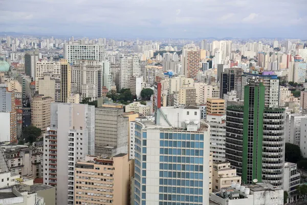 Sao paulo seen the Copan building — Stock Photo, Image