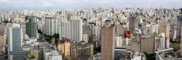 Panoramic photo of downtown sao paulo — Stock Photo, Image