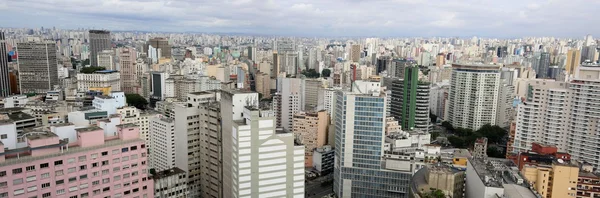 Foto panorâmica do centro de São Paulo — Fotografia de Stock