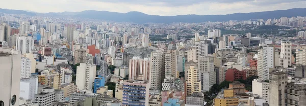 Panoramic photo of downtown sao paulo — Stock Photo, Image