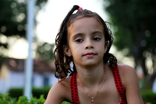 Child in close up — Stock Photo, Image