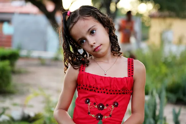Gyönyörű gyermek, a szervezet a fél Jogdíjmentes Stock Képek
